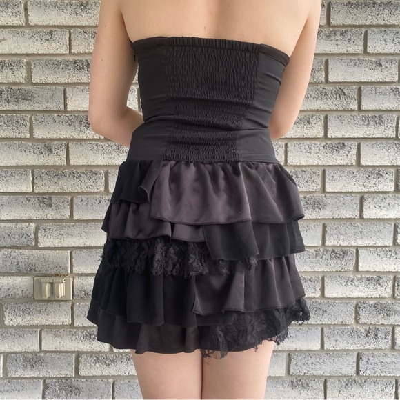 guess ruffled corset minidress - Picture 3 of 6